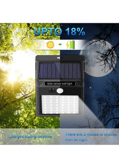 JAJEEK 42 LED Solar Powered Cordless Light (Pack of 10) – IP65 Waterproof & Dustproof, 3 Adjustable Modes, Outdoor Motion Sensor Lighting for Garden, Patio, Fence, Garage – Energy Efficient & Durable  - Image 4