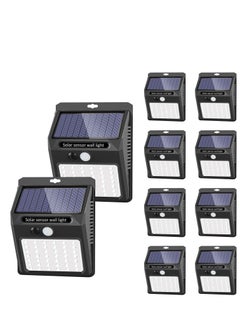 JAJEEK 42 LED Solar Powered Cordless Light (Pack of 10) – IP65 Waterproof & Dustproof, 3 Adjustable Modes, Outdoor Motion Sensor Lighting for Garden, Patio, Fence, Garage – Energy Efficient & Durable  - Image 1