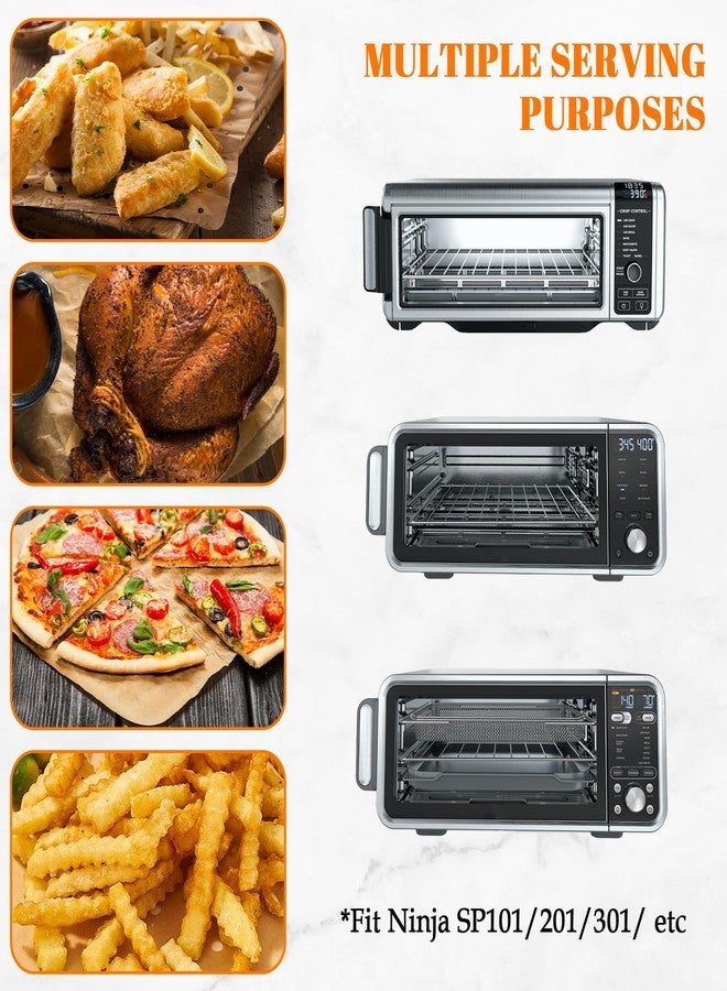 Golden Associate 12 x 12 inch Parchment Paper Liners Air Fryer Disposable Square130 Pcs, Perforated&without Holes Sheets Combo, 65-Pcs Each, Accessories for Ninja SP, Cuisinart, Breville, Instant Pot - Image 5