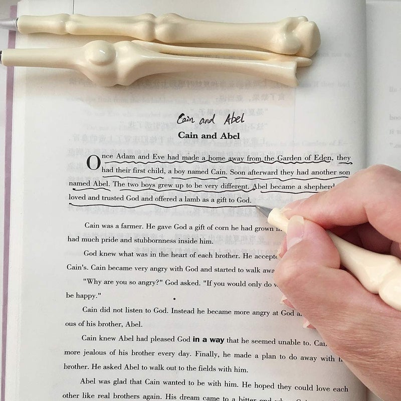 SunAngel Creative Novelty Bone Shape Ballpoint Pens,0.7mm Black Ink Bone Model Pens & Nurse Doctor Pens for Halloween,Thanksgiving,Christmas,New Yearâ€™s Day(30pcs) - Image 3
