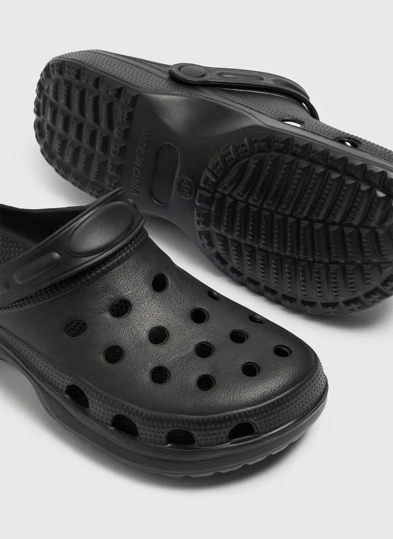 Matalan Black Black Clogs for Women | Best Price UAE