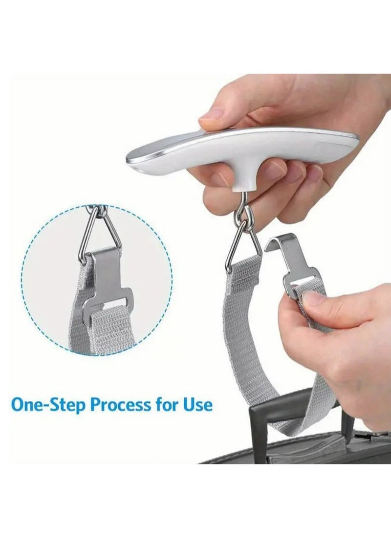 MODERN HOME - Handheld Digital Luggage Scale for Travel Bag, Home Luggage and All Items Comes with LCD Display 50kg 110lbs - Image 1
