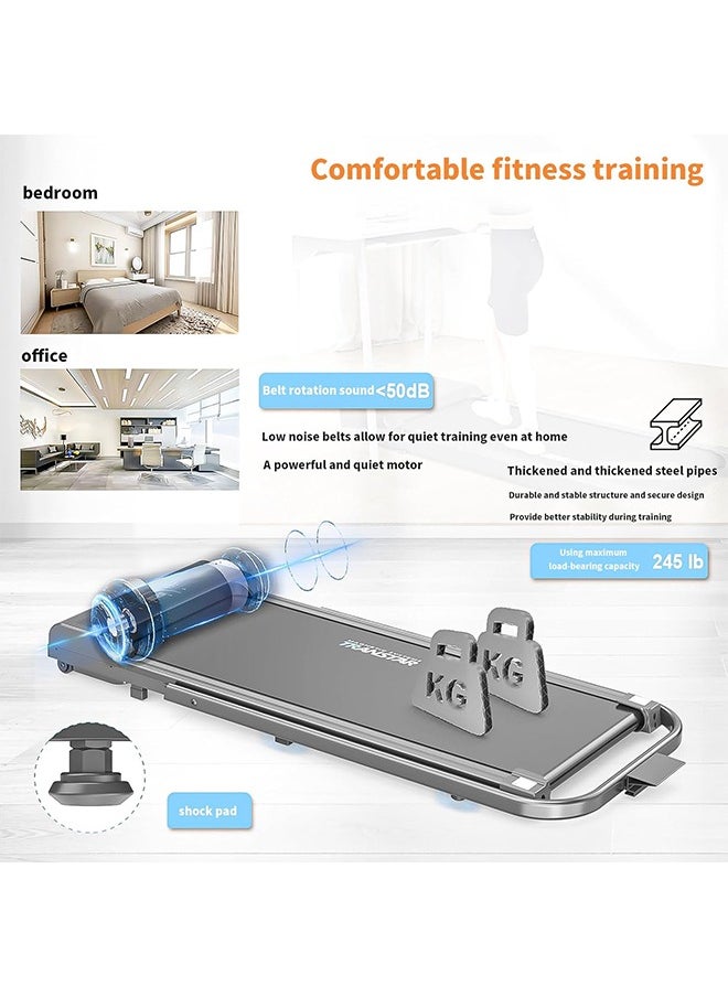 Walking Pad  Treadmills Ultra Slim Electric Treadmill Smart Walking Pad treadmill machine Portable Safety Non Holder Gym and Running Device  Grey - pzsku/Z9DF8EE5294F61DEBE7FEZ/45/_/1725847737/f545a5a1-ff0e-49b8-bcb5-9bf913f20c9d