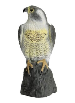 Y&D Bird Scarecrow Fake Horned Hawk Decoy, Repellent Garden Protectors, Natural Enemy Pest Deterrent Scarecrow, Statue Cat and Repeller Outdoor Pond Decoration  - Image 1