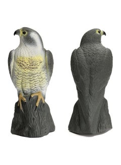 Y&D Bird Scarecrow Fake Horned Hawk Decoy, Repellent Garden Protectors, Natural Enemy Pest Deterrent Scarecrow, Statue Cat and Repeller Outdoor Pond Decoration  - Image 2