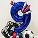 BBPOOL Navy Blue 6 Balloon Number40 Inch Number 6 Balloon Big Dark Blue 6 Foil Mylar Helium Balloon for Birthday Party Decorations - Image 4