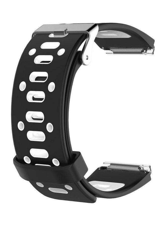 NIBEMINENT For Fitbit Blaze Two One Silicone Replacement Wrist Strap Watchband With Buckle Purple/Green - Image 2