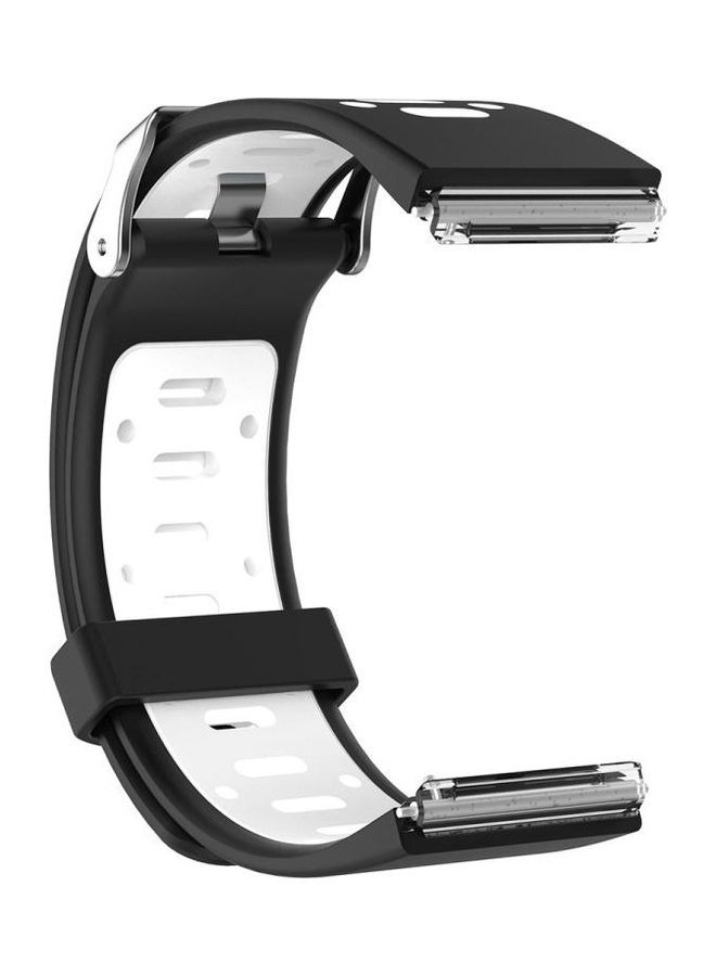 NIBEMINENT For Fitbit Blaze Two One Silicone Replacement Wrist Strap Watchband With Buckle Purple/Green - Image 3
