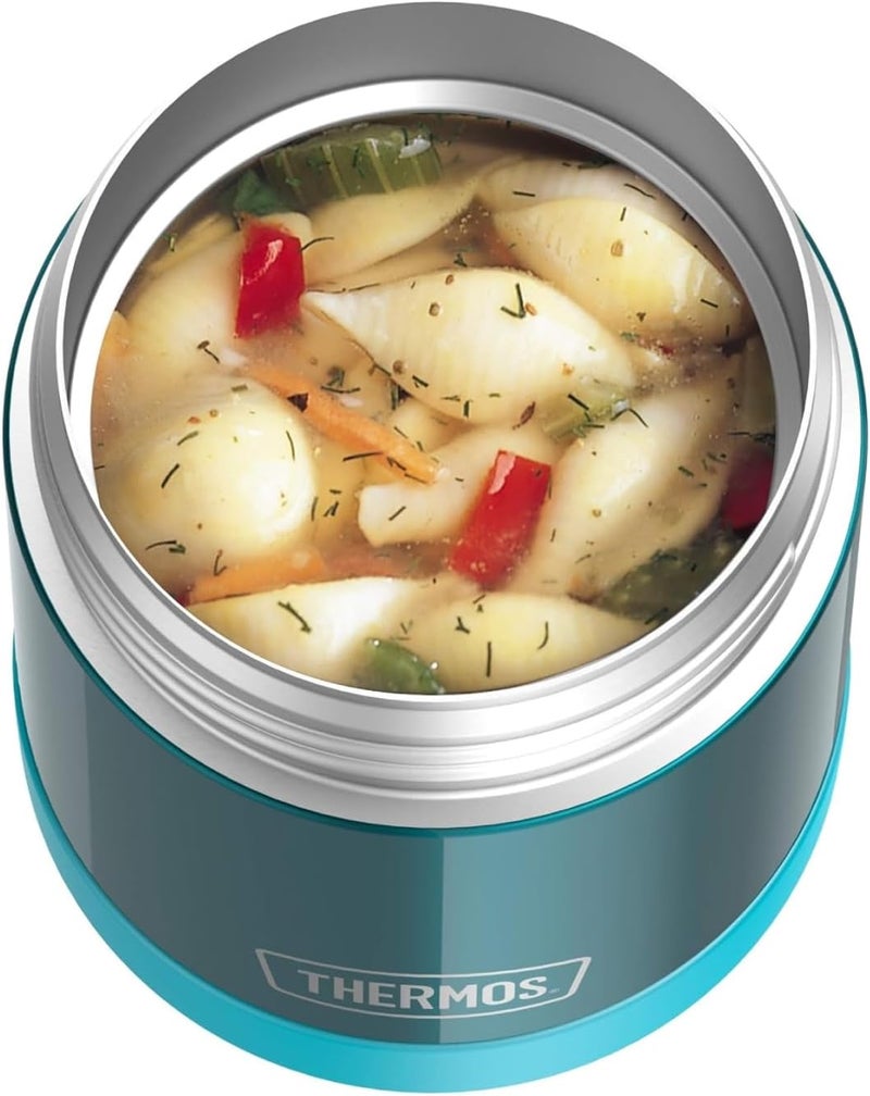 THERMOS FUNTAINER Stainless Steel Kids Jar Teal Blue 290 ML, F30019TL, Insulated Food Jar, Lunch Box, Storage Container, Thermal Flask for Travel - Image 5