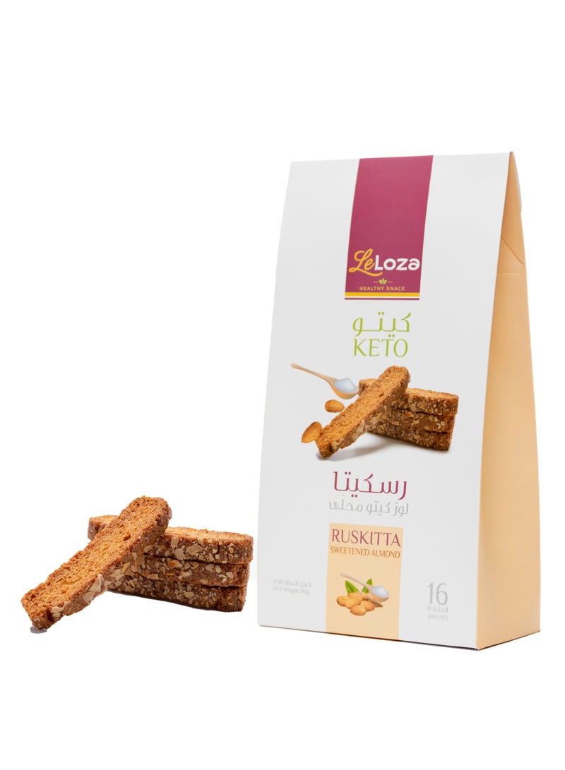 ليلوزا روسكيتا اللوز المحلى كيتو 140جم - Image 1