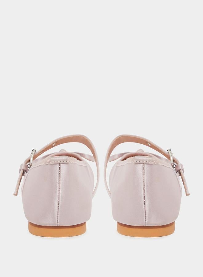 Styli Ribbon Detail One Strap Ballerina Shoes  - Image 4