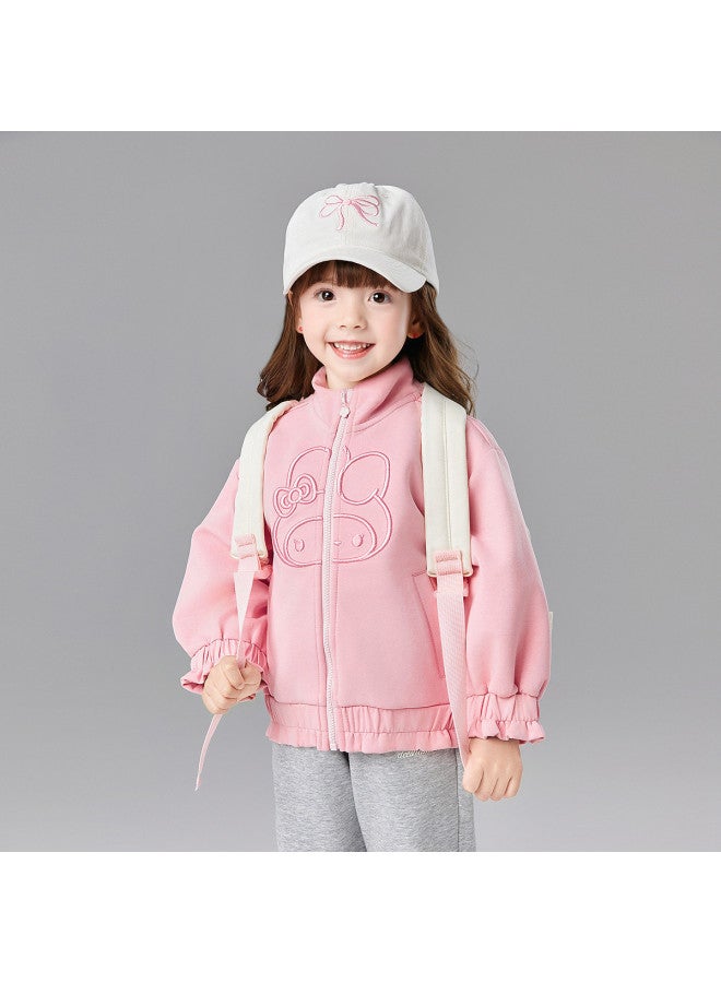 DEESHA Stand Collar With Ruffled Cuffs】baby & Toddler Girls' Jacket 25 - Versatile Spring/autumn Casual Top For Children - Image 4