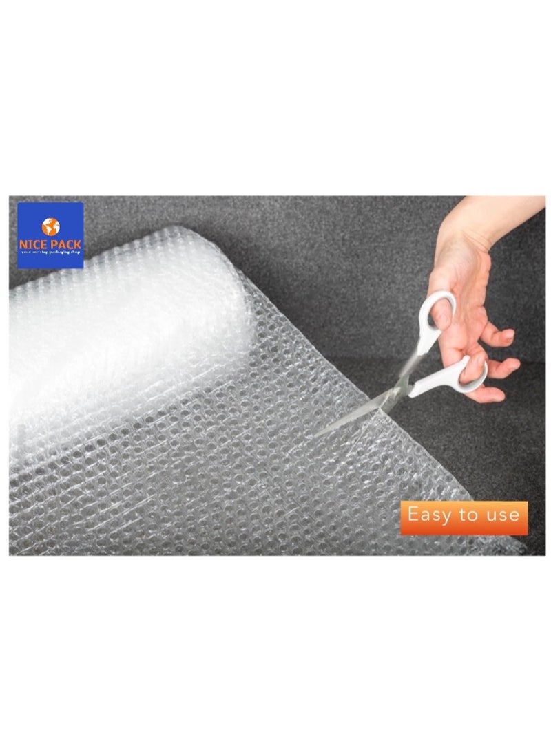 Nice Pack - Air Bubble wrap Roll for cushioning, packaging, wrapping, moving with very high cushioning strength, size 30cm*10m - Image 1