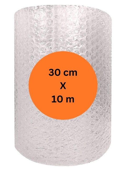 Air Bubble wrap Roll for cushioning, packaging, wrapping, moving with very high cushioning strength, size 30cm*10m