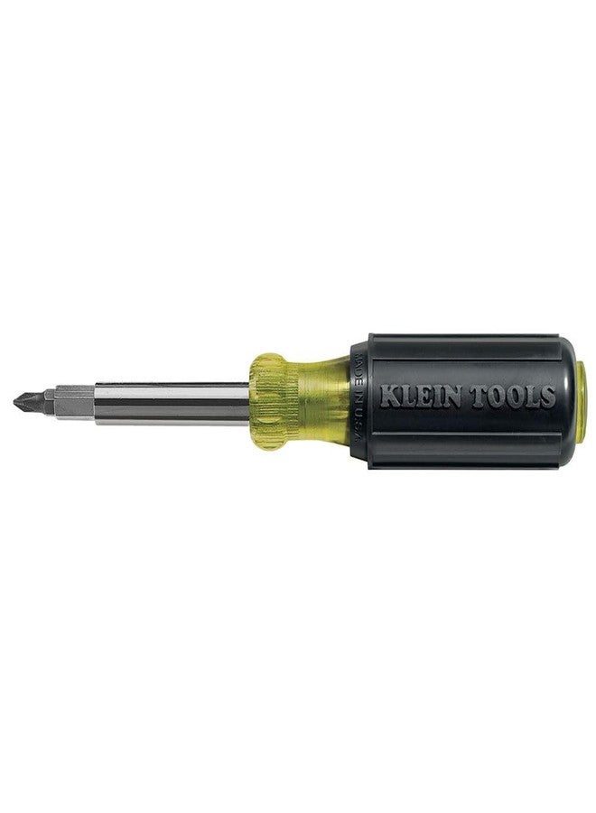 Klein Tools 32477 Multi-Bit Screwdriver/Nut Driver 10-in-1 Multi Tool, Industrial Strength Bits, Phillips, Slotted, Square and Torx Bits - Image 1