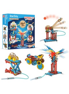 Smartivity Smartivity 25 in 1 Multi-Builds Hydraulic Kit STEM DIY Kit for Kids 6-14 | Educational Science Toy | Best Birthday Gifts for Boys & Girls Ages 6-8-10-12 | STEM Learning Toys for 6-14 Year Olds  - Image 1