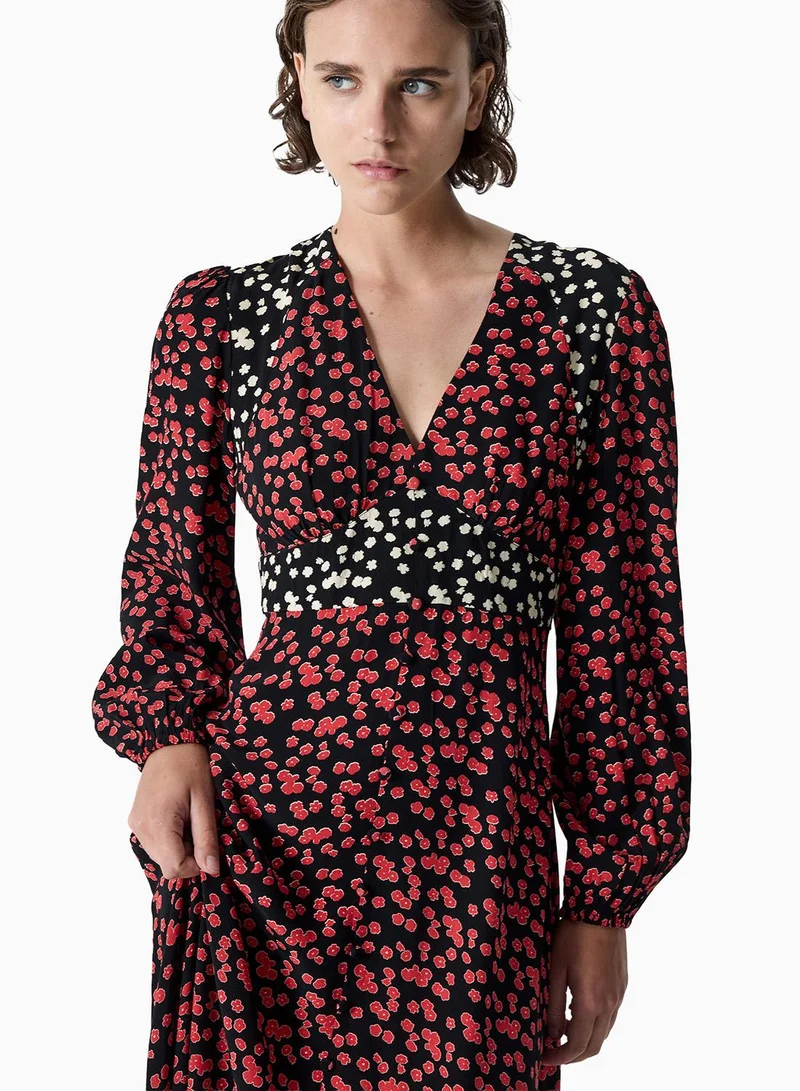 French Connection Harriet Delphine Midi Dress