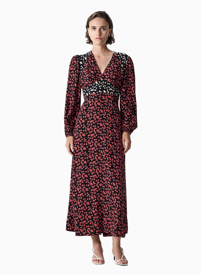 French Connection Harriet Delphine Midi Dress - Image 1