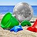 Shappy 20 Packs Moon Inflatable PVC Ball Bulk Gray Moon Shape Science Teaching Aids Planet Beach Ball for Kid Birthday Party Classroom Planetarium 984 Inch - Image 4
