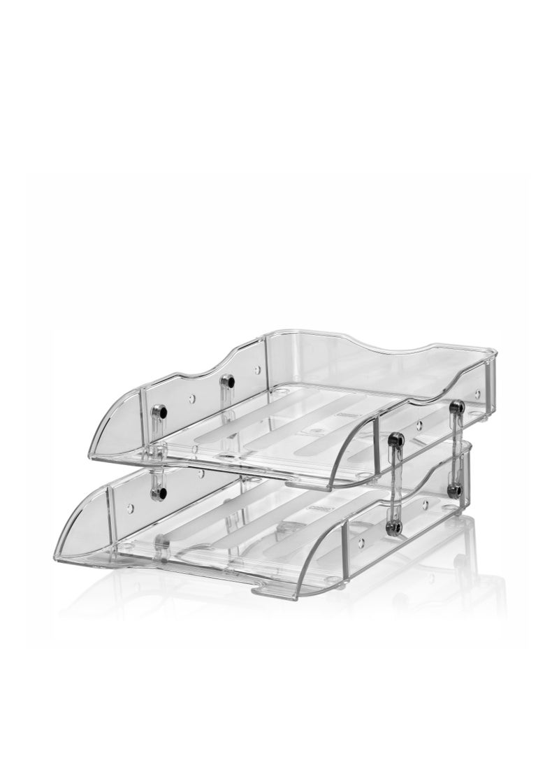 Office Genius صناديق حروف قابلة للتحريك - 2 طبقات - Image 1