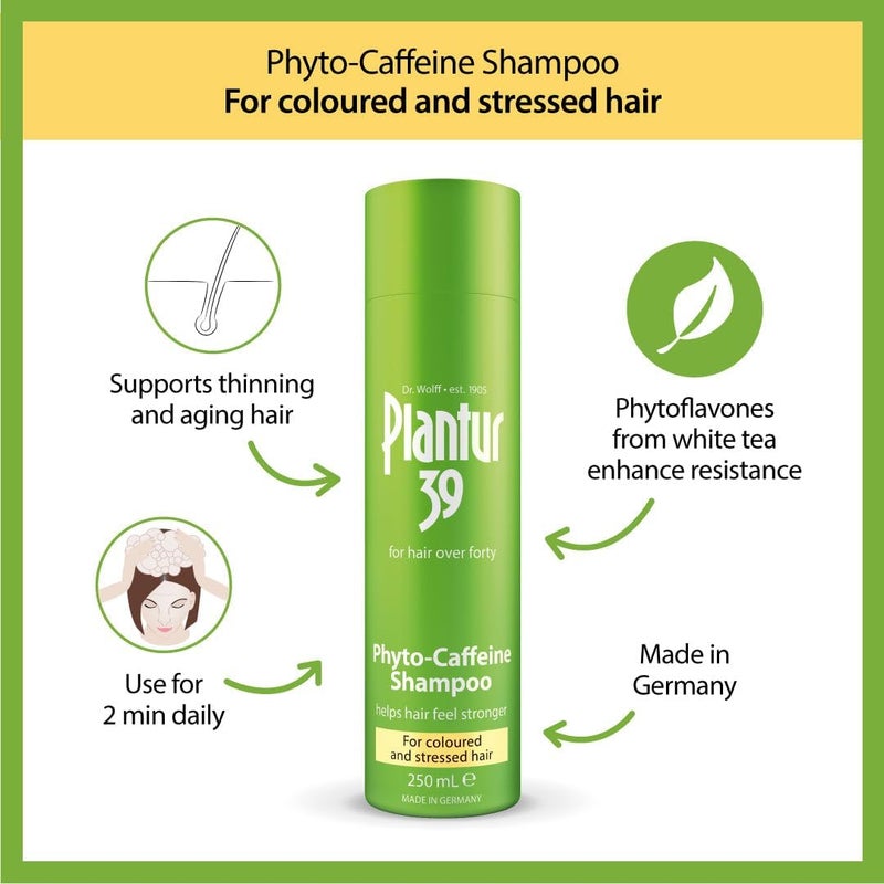 Plantur 39 Phyto-Caffeine Shampoo for Colored, Stressed Hair, 8.45 fl oz - Image 3
