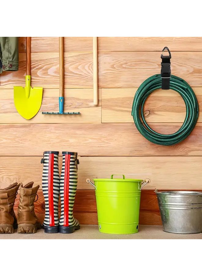 Black Heavy Duty Adjustable Retractable Cord Storage Strap For Workshop Garage Home Organization - Image 5