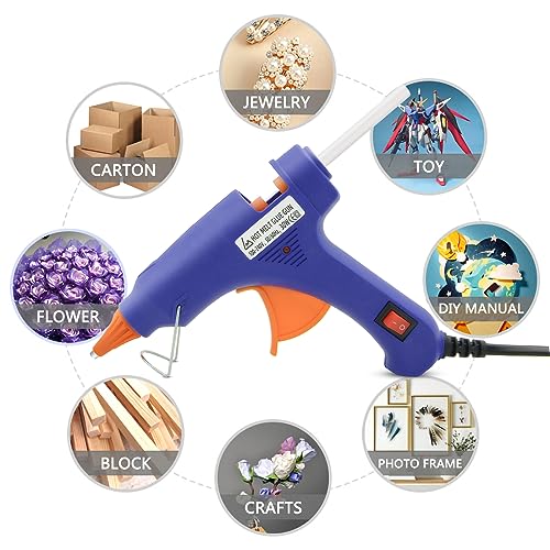 Liumai Hot Glue Gun Kit, Mini Hot Melt Glue Gun for Crafts with 30 Glue Sticks and Carry Case for Craft, School DIY Arts, and Home Repair - Image 5