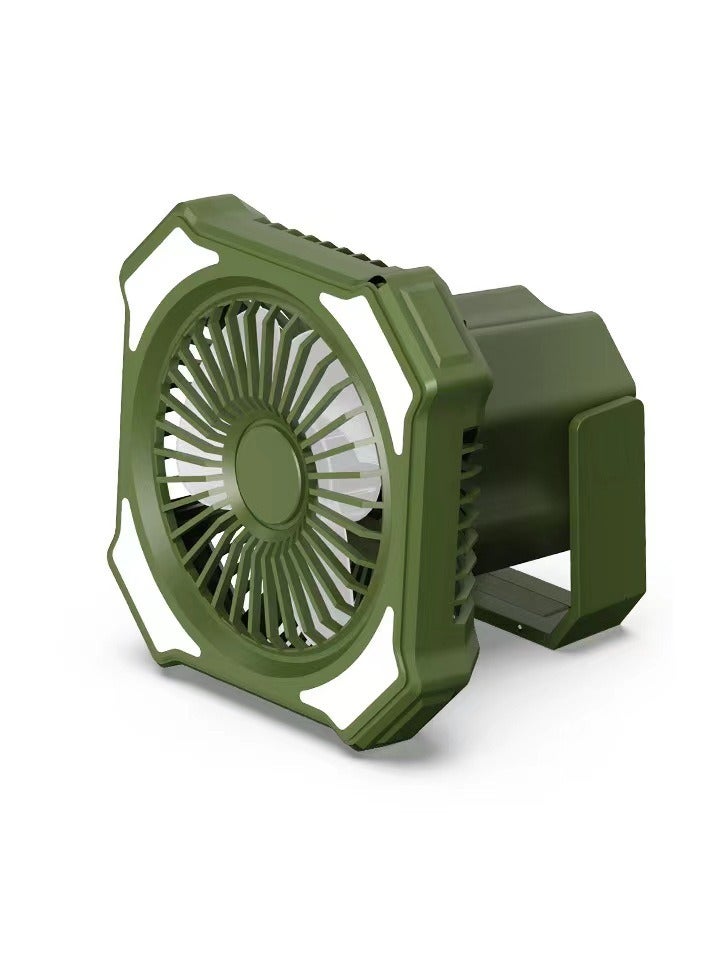 general Multi-functional Lithium Battery Camping Fan, Outdoor Led Night Light Lighting, Remote Control Portable Wall Charging Tent Ceiling Fan - Image 5