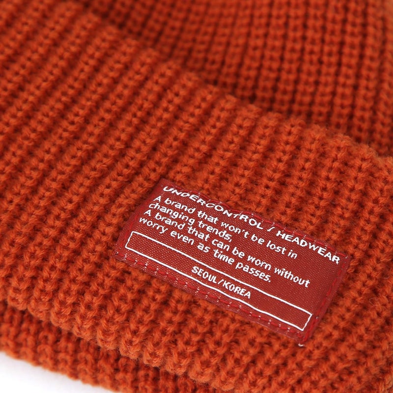 UNDERCONTROL Store Winter Trawler Fisherman Beanie Men Women Unisex Stylish Plain Docker Skull Hat Roll up Watch Cap Color Pack - Image 4