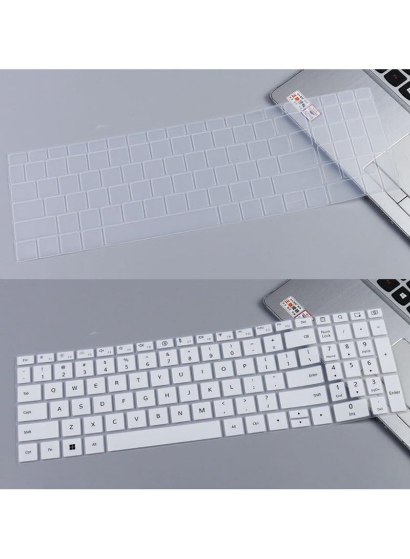 General 2 Pieces Keyboard Protector Compatible with Huawei Matebook D16 2024 16-inch Model MCLF-X MCLG-16 MCLEF-X Silicone TPU Laptop Keyboard Sleeve Skin  - Image 1