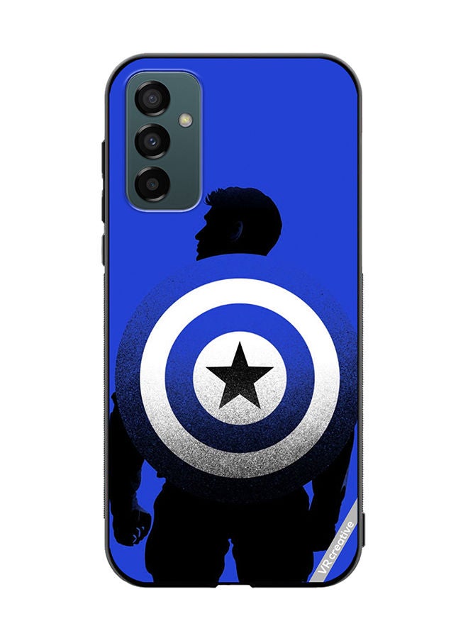 VR CREATIVE Protective Case Cover For Samsung Galaxy F23 Captain America Blue Design Multicolour - Image 1