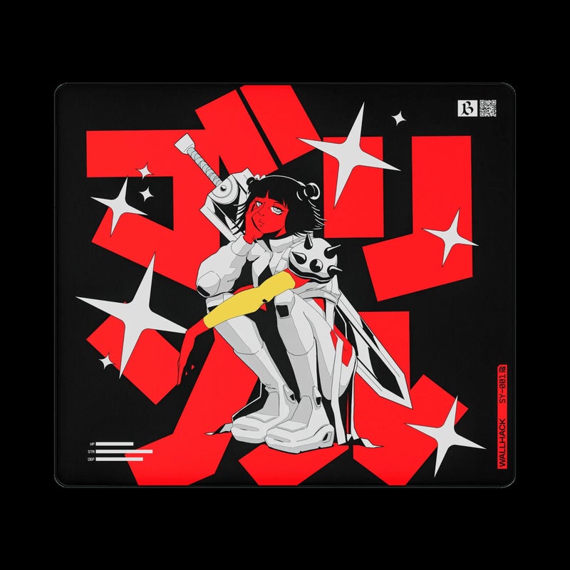 Wallhack Ultimate Controlled Speed pad & Precision Gaming Mouse Pad | Enhanced Surface for Professional Gamers Mouse Mat (Arcade Twins Yume (Control)) - Image 1
