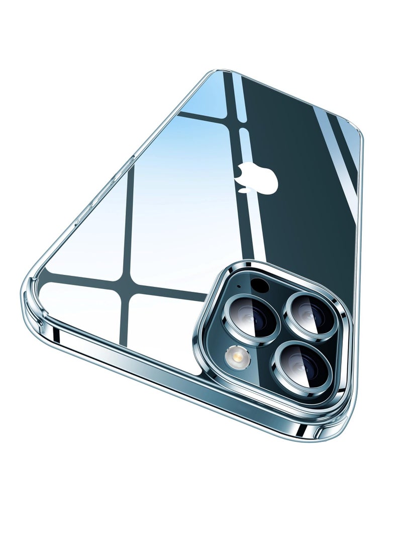 DUSALA For iPhone 12 Pro Max Case Crystal Clear, [Never Yellow Technology] [12FT Mil-Grade Protection] Transparent Slim Cover Women Men for iPhone 12 Pro Max Phone Case 6.7 inch, Clear - Image 1