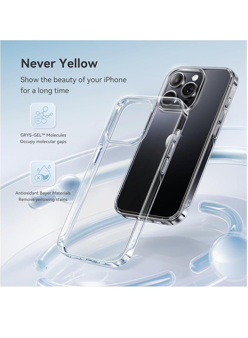 DUSALA For iPhone 12 Pro Max Case Crystal Clear, [Never Yellow Technology] [12FT Mil-Grade Protection] Transparent Slim Cover Women Men for iPhone 12 Pro Max Phone Case 6.7 inch, Clear - Image 2