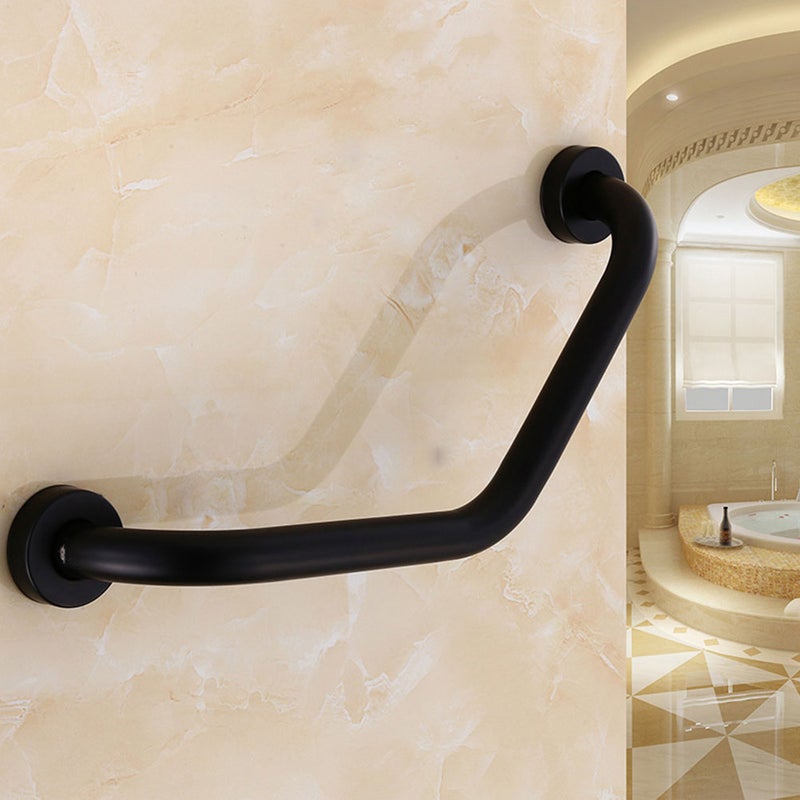 🚽 عصا قبضة حمام من الفولاذ المقاوم للصدأ بتصميم عتيق مساند غير قابلة للانزلاق لمقبض حوض الاستحمام مقاس ٤٣ سم لكبار السن والأطفال - Image 4