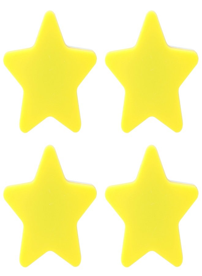 مجموعة من 4 مصابيح ليلية LED قابلة للتوصيل بمنفذ USB للأطفال - يتم التحكم في ضوء مستشعر الضوء من الغسق إلى الفجر - مصابيح ليلية LED قابلة للتوصيل بمنفذ USB - مصباح على شكل نجمة خماسية اعتنِ جيدًا بنوم الأطفال - Image 1