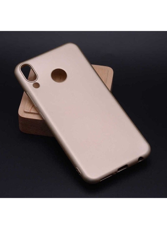 Megafox Teknoloji - Megafox Technology Asus Zenfone 5 ZE620KL Compatible Case Premier Silicone Cover, Gold - Image 1