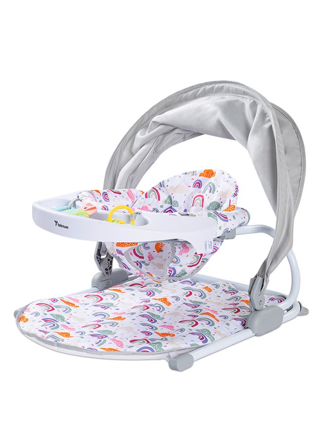 TEKNUM TEKNUM Baby Sit up support with Feeding Tray - Grey  - Image 3