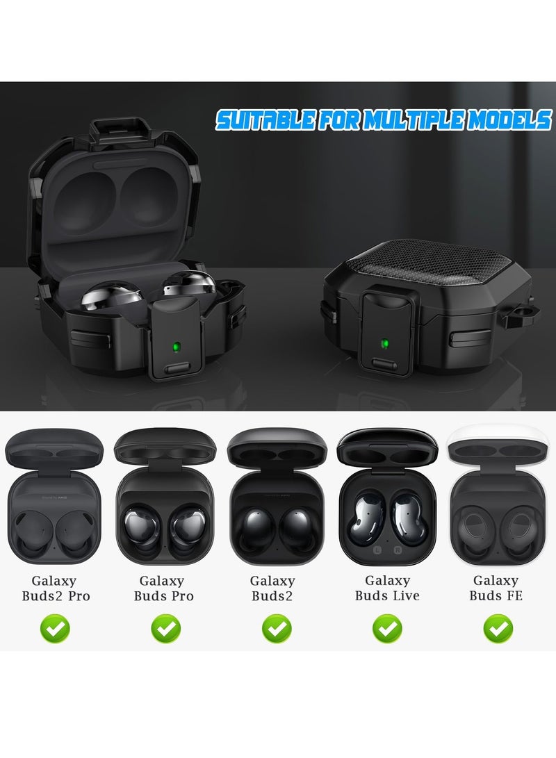 General Samsung Galaxy Buds 2 Pro Carbon Fiber case,Black  - Image 2