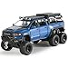 FRJV Toy Trucks for Boys 132 Diecast Trucks Mammoth Model TruckCollectible Pickup Truck Model KitPull Back Cars with Lights and SoundsToy Trucks for Boys Age 47Blue - Image 2