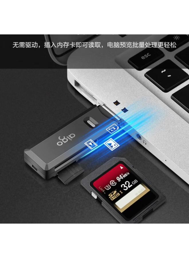 aigo Dual Interface Card Reader Usb/type-c High-speed Sd/tf Card - Image 4