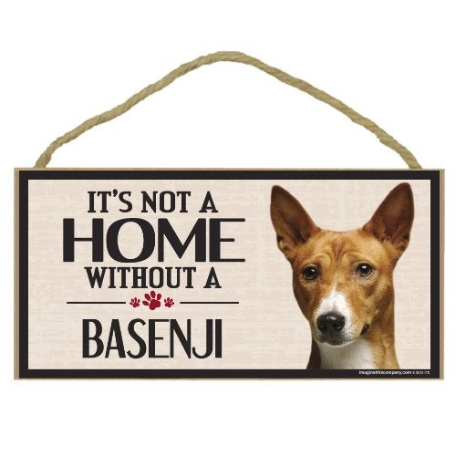Imagine This Wood Sign for Basenji Dog Breeds - Image 3
