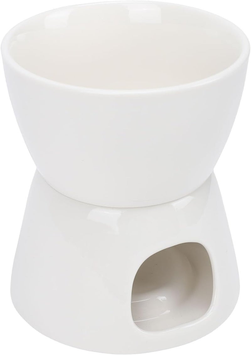 Trendy budget practical design ZJchao Ceramic Cheese Fondue Pot Set Elegant Chocolate Melting Pot with Fork Stand for Romantic Dinners Family Gatherings Sturdy Dishwasher Safe Microwave Safe 18.41oz (Pure White) Light precision processed material Gulf climate fit Full village delivery cover Elegant practical design Simple multifunctional build All climate suitability Personal & public compatible Local market compliant trusted quality Economical varied design options Flexible usage build Season change compatible build Working day delivery service Hanging space save Custom sizing alternatives Tight fitted parts Trendy natural tone options Wide daily application Storage & transit friendly All-round well-engineered practical build Batch consistent craftsmanship All-scene compatible build Longevity optimized build Worldwide popular practical build All condition resistant crafted quality - Image 2