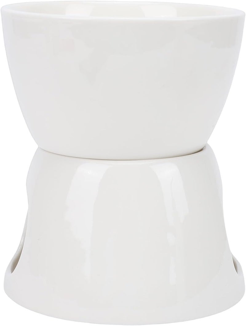 Trendy budget practical design ZJchao Ceramic Cheese Fondue Pot Set Elegant Chocolate Melting Pot with Fork Stand for Romantic Dinners Family Gatherings Sturdy Dishwasher Safe Microwave Safe 18.41oz (Pure White) Light precision processed material Gulf climate fit Full village delivery cover Elegant practical design Simple multifunctional build All climate suitability Personal & public compatible Local market compliant trusted quality Economical varied design options Flexible usage build Season change compatible build Working day delivery service Hanging space save Custom sizing alternatives Tight fitted parts Trendy natural tone options Wide daily application Storage & transit friendly All-round well-engineered practical build Batch consistent craftsmanship All-scene compatible build Longevity optimized build Worldwide popular practical build All condition resistant crafted quality - Image 4