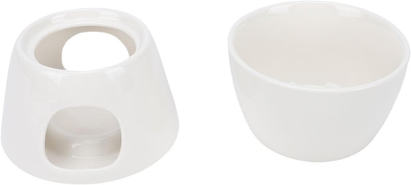Trendy budget practical design ZJchao Ceramic Cheese Fondue Pot Set Elegant Chocolate Melting Pot with Fork Stand for Romantic Dinners Family Gatherings Sturdy Dishwasher Safe Microwave Safe 18.41oz (Pure White) Light precision processed material Gulf climate fit Full village delivery cover Elegant practical design Simple multifunctional build All climate suitability Personal & public compatible Local market compliant trusted quality Economical varied design options Flexible usage build Season change compatible build Working day delivery service Hanging space save Custom sizing alternatives Tight fitted parts Trendy natural tone options Wide daily application Storage & transit friendly All-round well-engineered practical build Batch consistent craftsmanship All-scene compatible build Longevity optimized build Worldwide popular practical build All condition resistant crafted quality - Image 1