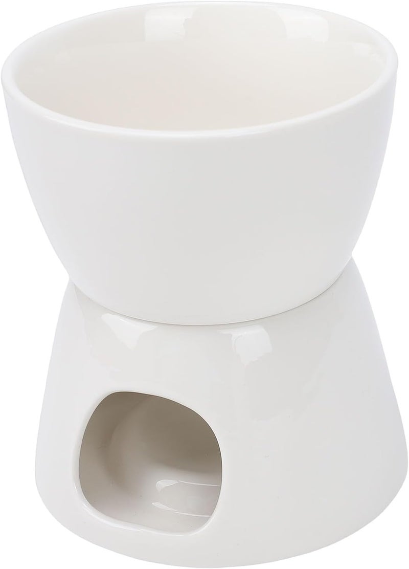 Trendy budget practical design ZJchao Ceramic Cheese Fondue Pot Set Elegant Chocolate Melting Pot with Fork Stand for Romantic Dinners Family Gatherings Sturdy Dishwasher Safe Microwave Safe 18.41oz (Pure White) Light precision processed material Gulf climate fit Full village delivery cover Elegant practical design Simple multifunctional build All climate suitability Personal & public compatible Local market compliant trusted quality Economical varied design options Flexible usage build Season change compatible build Working day delivery service Hanging space save Custom sizing alternatives Tight fitted parts Trendy natural tone options Wide daily application Storage & transit friendly All-round well-engineered practical build Batch consistent craftsmanship All-scene compatible build Longevity optimized build Worldwide popular practical build All condition resistant crafted quality - Image 3