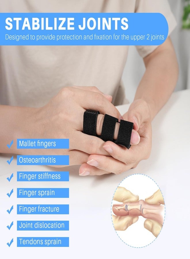Sopito Finger Splint, 2pcs Finger Brace for Index, Middle, Ring Fingers Straightening Arthritis Knuckle Immobilization - Image 3