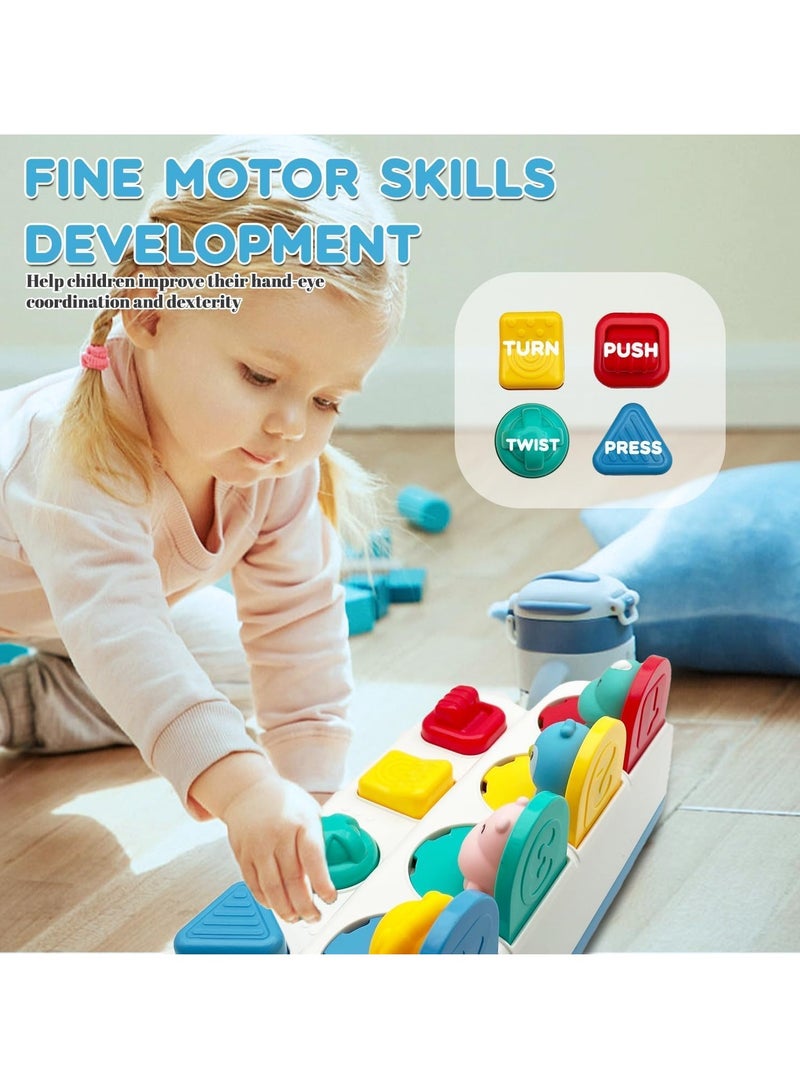 KIIUMI Interactive Pop up Toy for Babies and Toddlers, Early Learning and Brain Development Educational Plaything, Ages 18 Months+ (Animal)  - Image 4