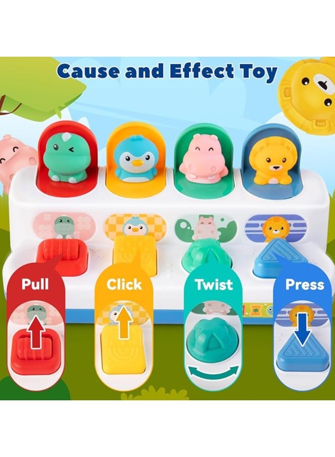 KIIUMI Interactive Pop up Toy for Babies and Toddlers, Early Learning and Brain Development Educational Plaything, Ages 18 Months+ (Animal)  - Image 2
