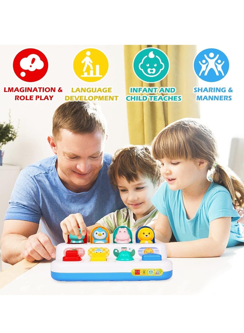 KIIUMI Interactive Pop up Toy for Babies and Toddlers, Early Learning and Brain Development Educational Plaything, Ages 18 Months+ (Animal)  - Image 5